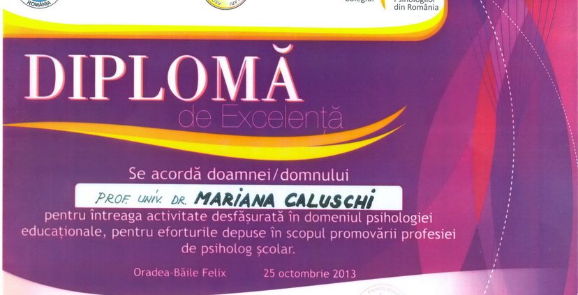 diploma Mariana Caluschi