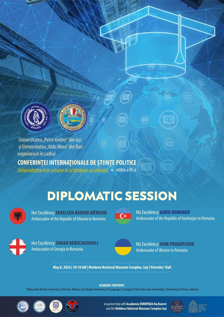afis conferinta 8-9mai2026 Diplomatic section