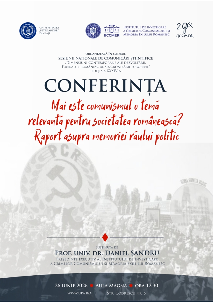 afis conferinta Daniel Sandru