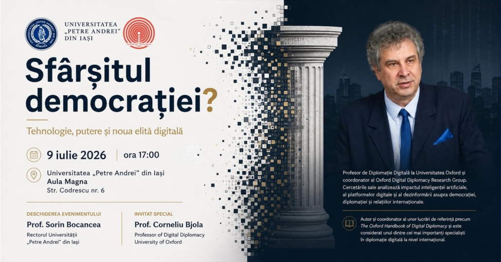 afis conferinta 9 iulie 2026
